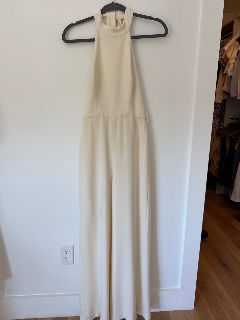Zimmermann Ivory Halter Maxi Dress